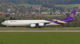 Thai Airways Fleet Of A Stored Airfleets Aviation